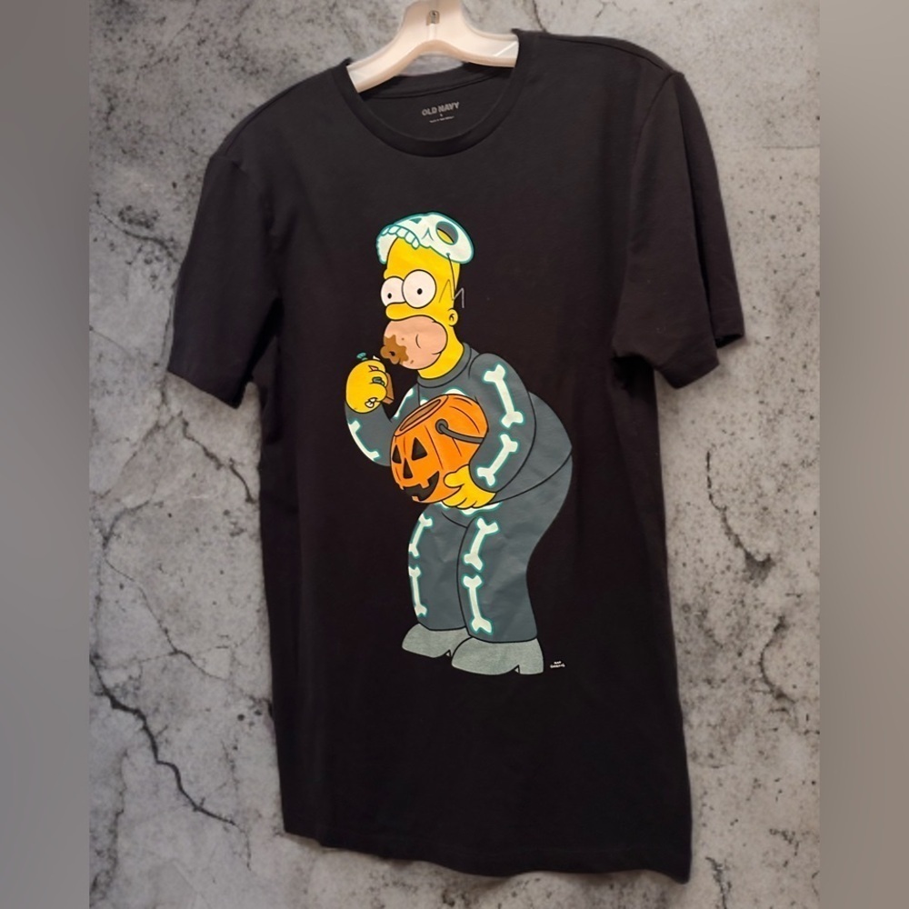 Old Navy Unisex Homer Candy Feast Treehouse Of Horror Halloween Shirt Size S - Picture 4 of 5